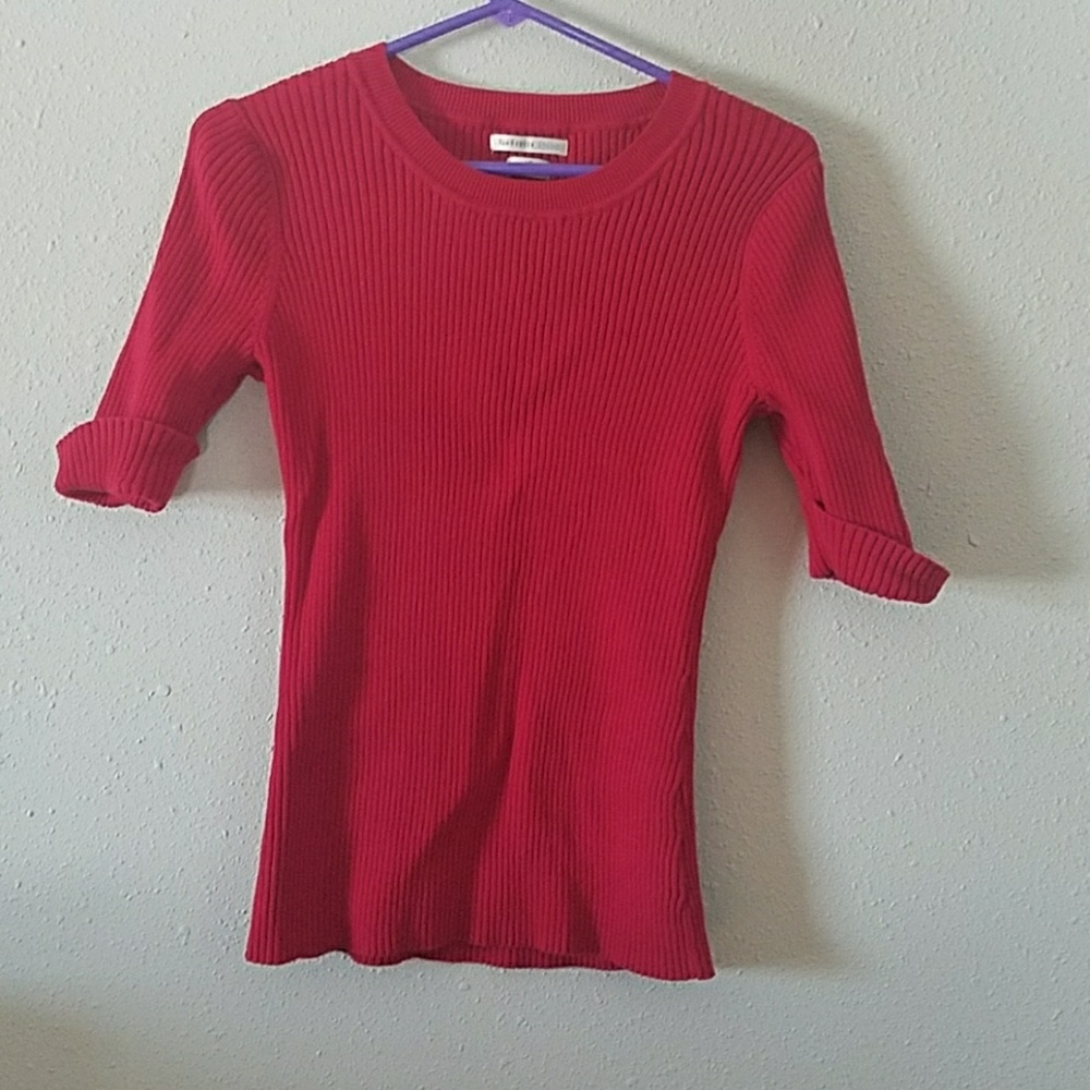 Van heusen ribbed knit top